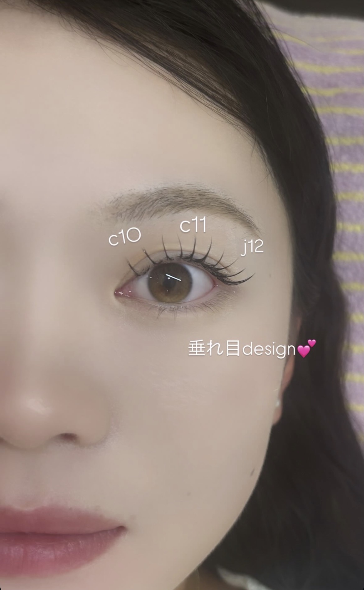 垂れ目デザイン